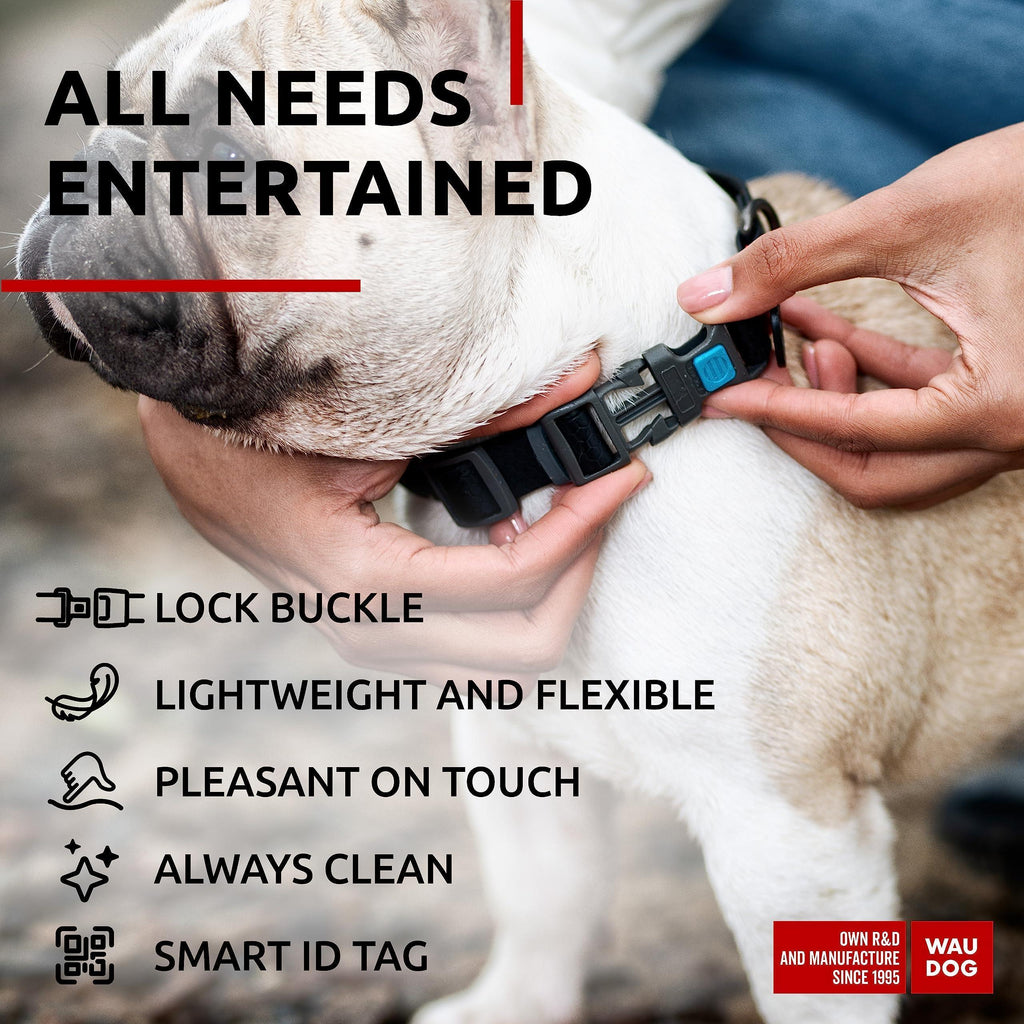 Waterproof Dog Collar Black