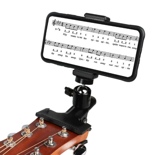 Guitar Phone Clip Stand