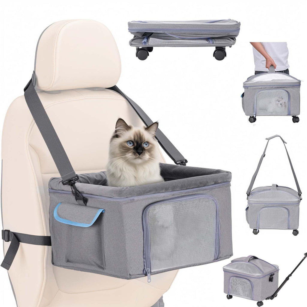 4-In-1 Cat Car Seat Carrier