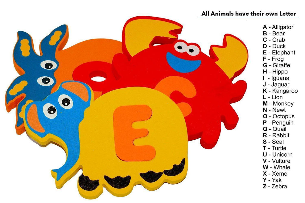 Alphabet Foam Bath Toys 52 Pcs