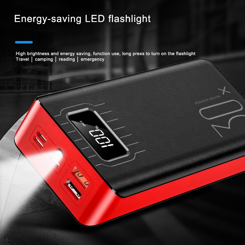 20000mAh Power Bank Flashlight