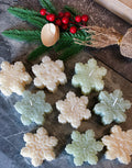 Snowflakes Handmade Soy Wax Christmas Candle