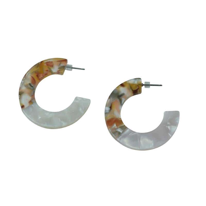 Chance Earrings Tan