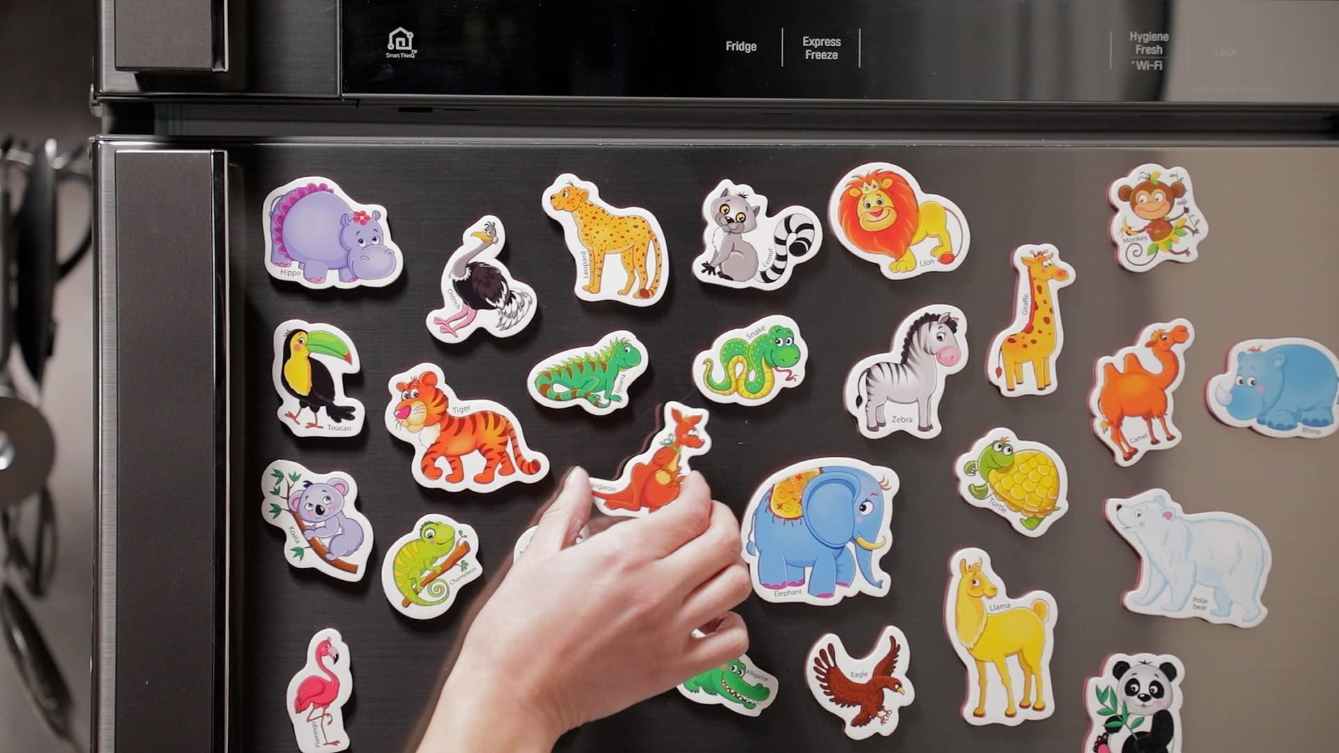 Zoo Animal Foam Fridge Magnets