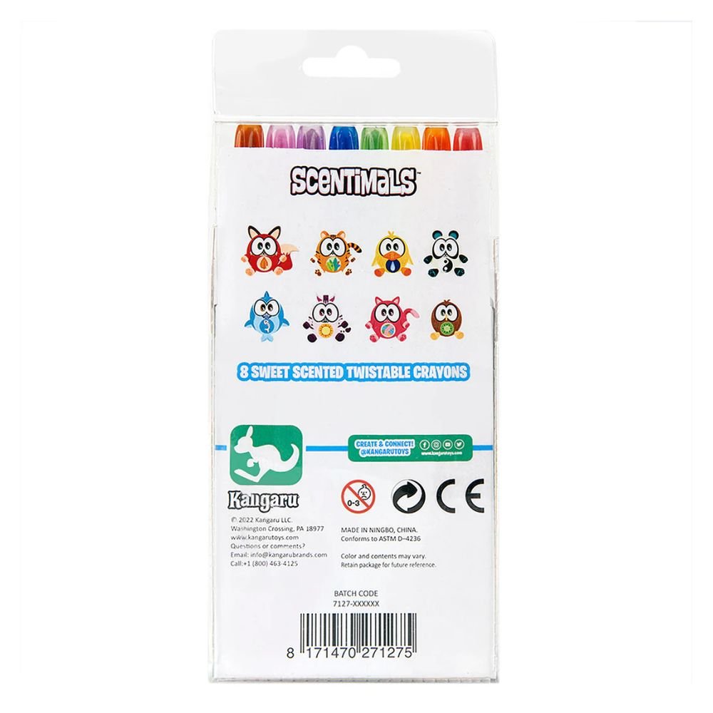 Scented Twistable Crayons 8 Pack
