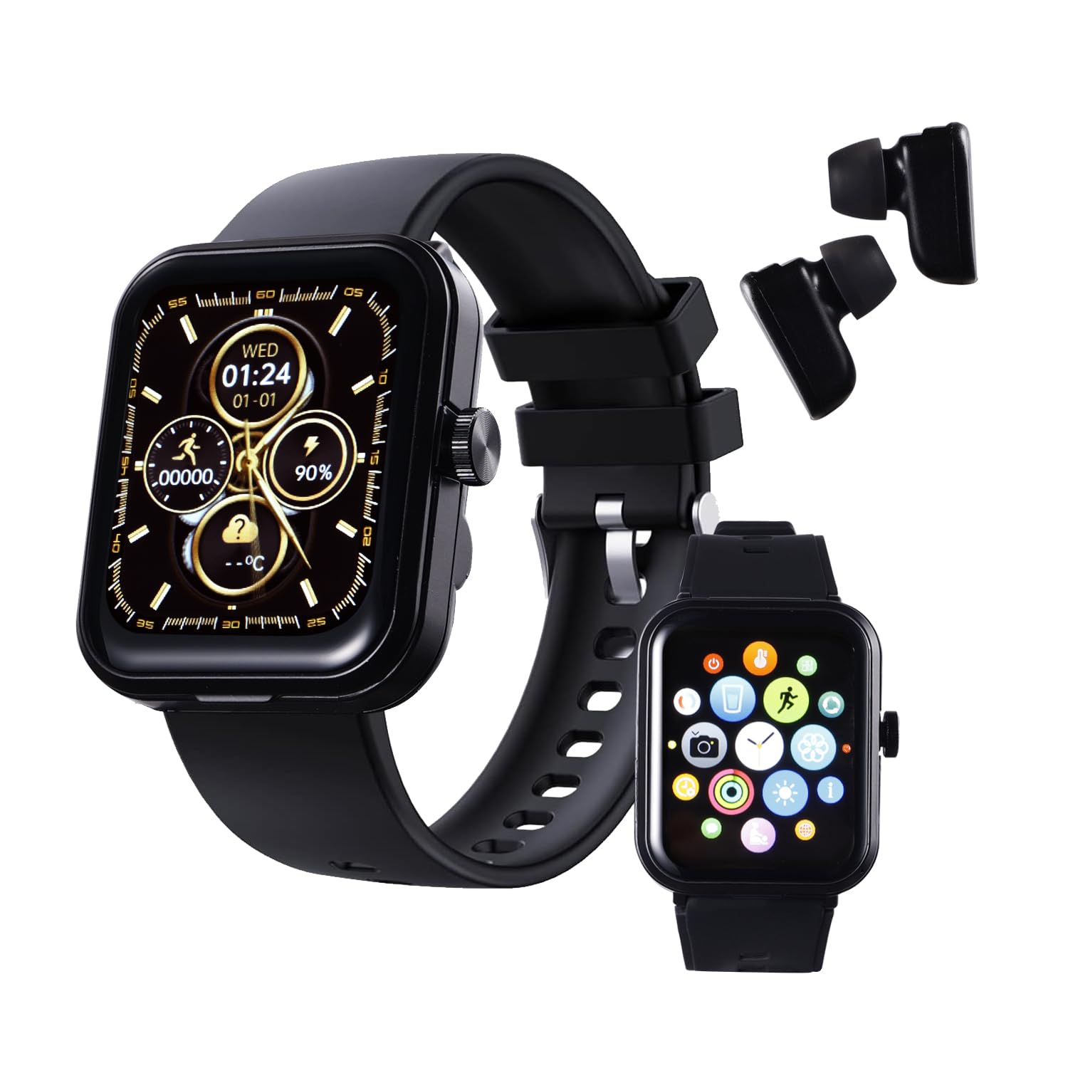 Zividodo Smart Watch with Earbuds
