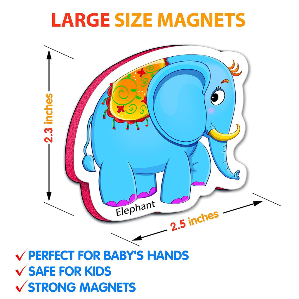 Zoo Animal Foam Fridge Magnets