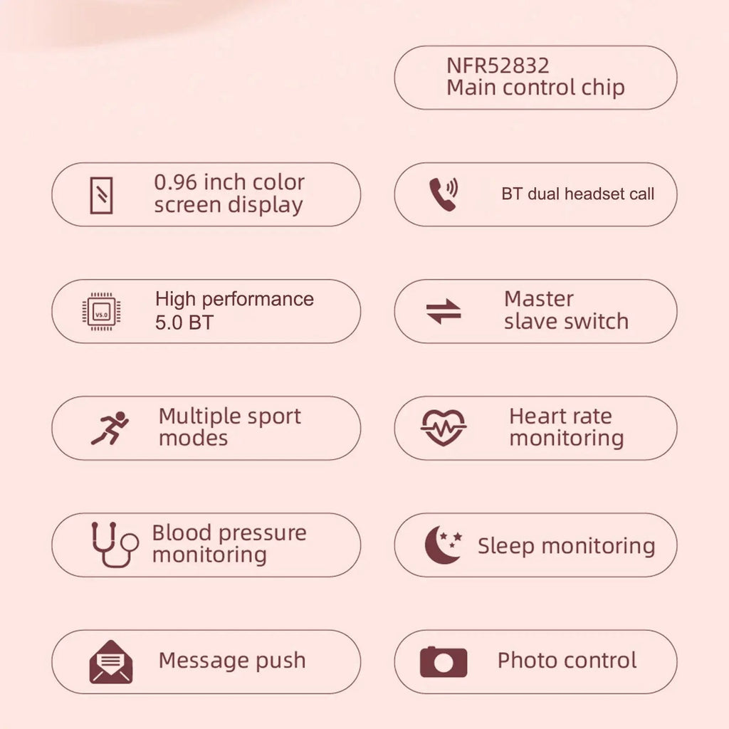 2-In-1 Smartwatch Earbuds Combo