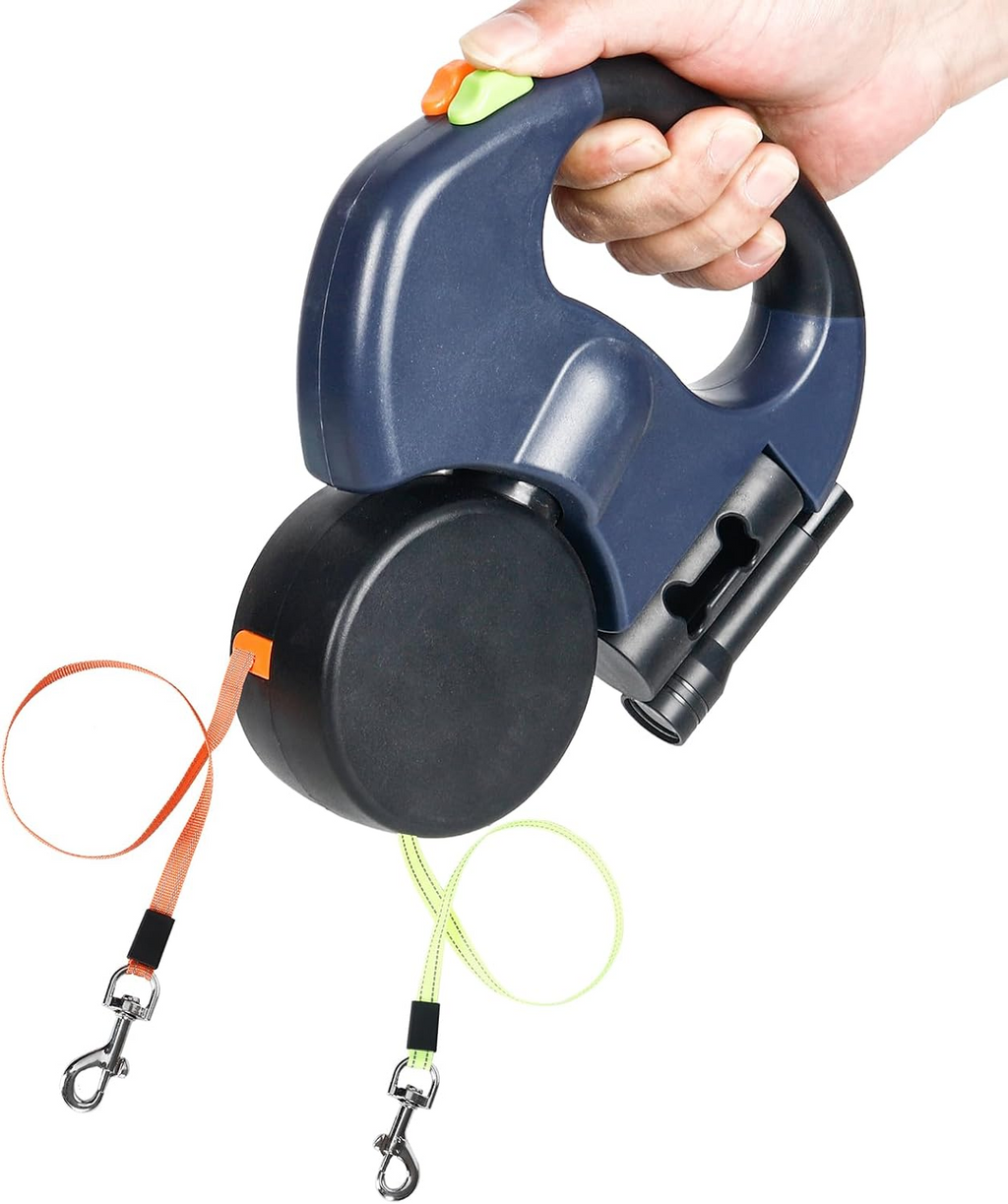 Dual Retractable Dog Leash