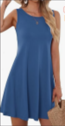 Della Swing T-Shirt Dress detail