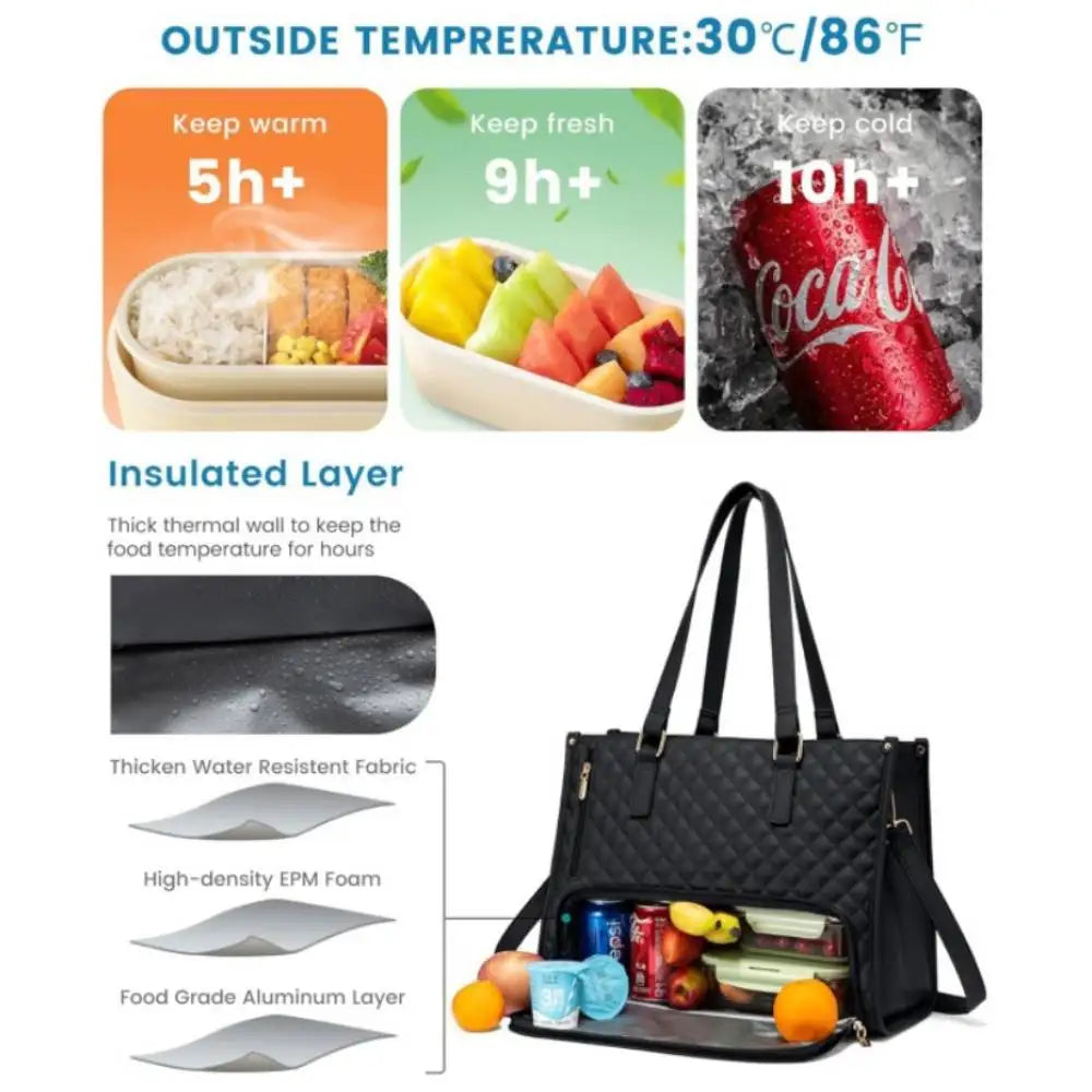 Insulated Lunch Tote Bag