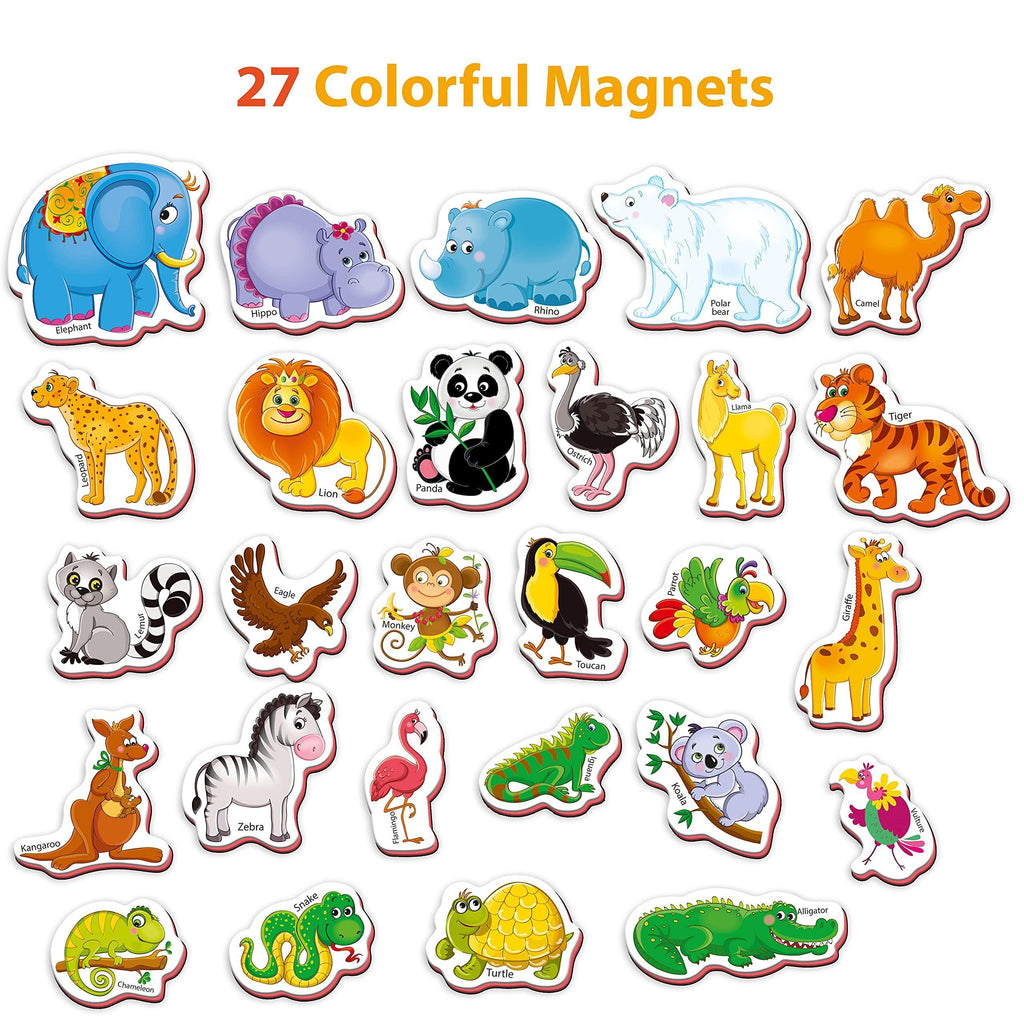 Zoo Animal Foam Fridge Magnets
