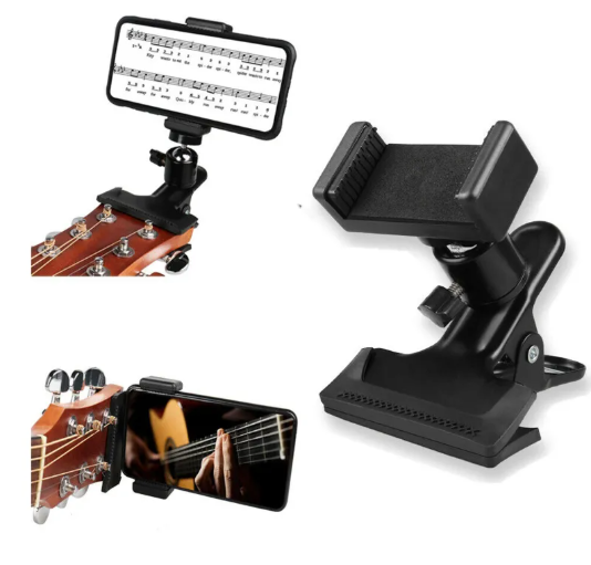 Guitar Phone Clip Stand