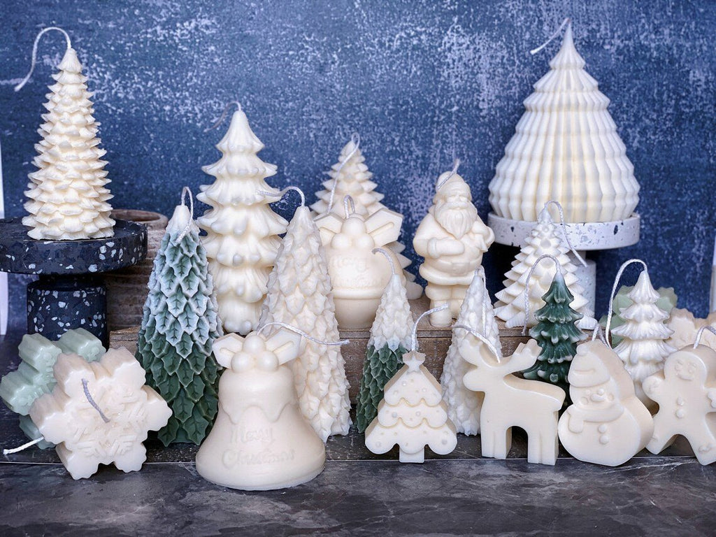Snowflakes Handmade Soy Wax Christmas Candle