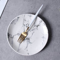 Marble Round Plate 6 Inch