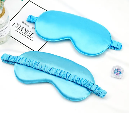 Fleur Silk Sleep Mask — Double-Sided Blackout