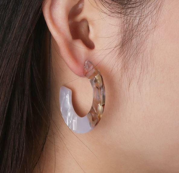 Chance Earrings Tan