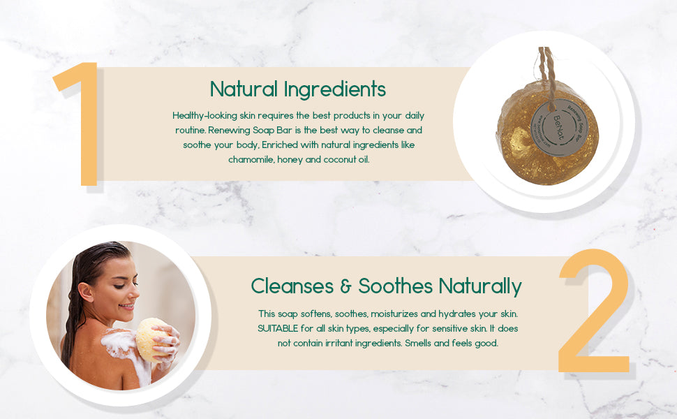 BeNat Chamomile Honey Soap Bar