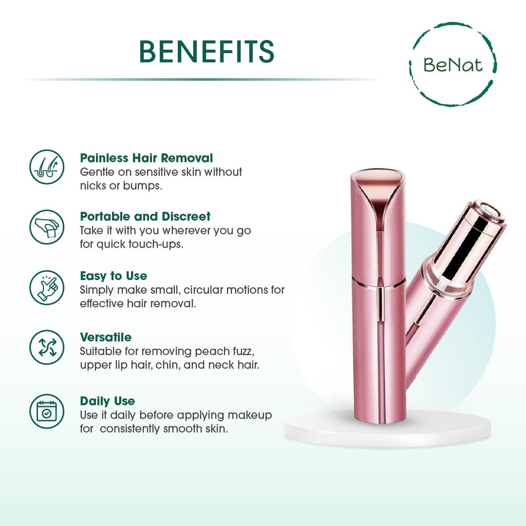 Rechargeable Facial Hair Remover Set