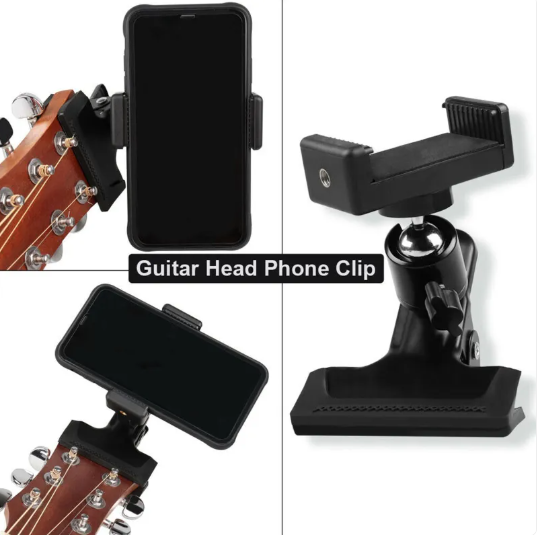 Guitar Phone Clip Stand