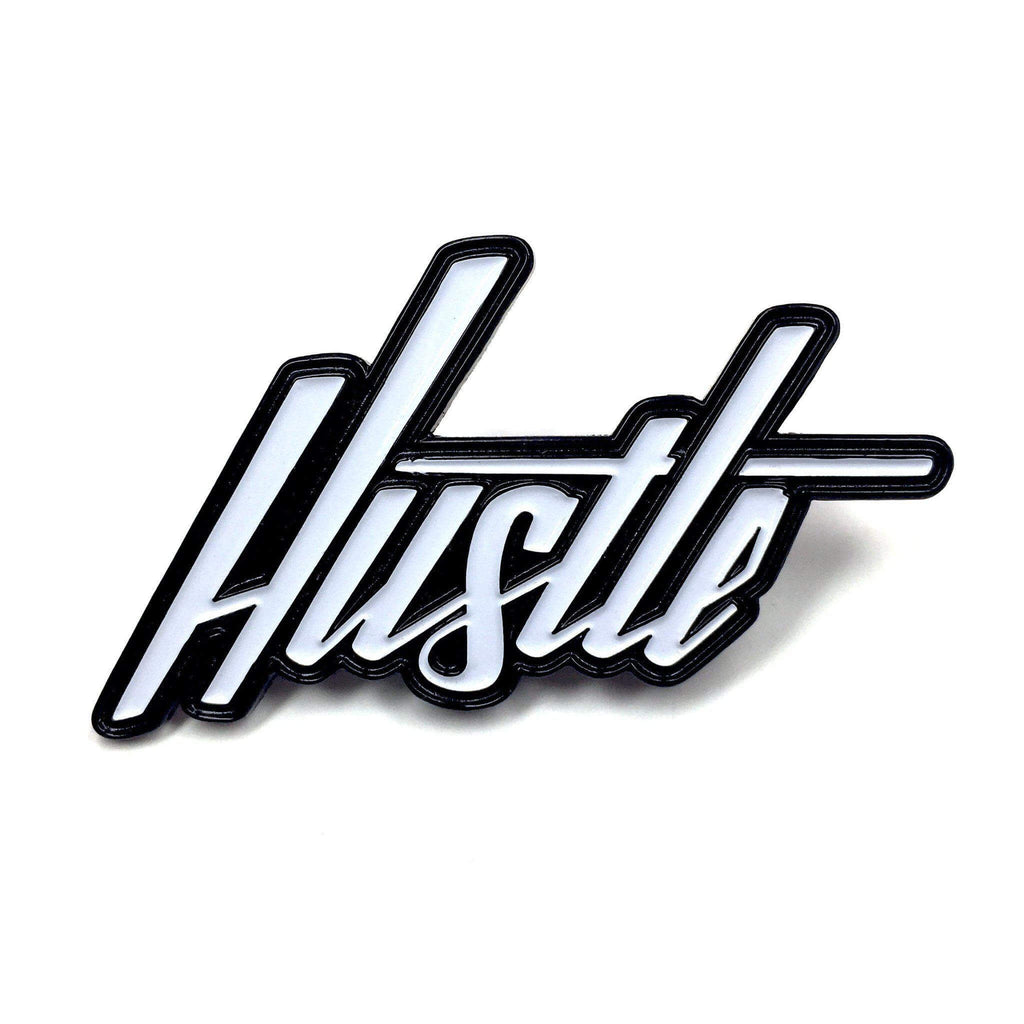 Hustle Hand-Lettered Pin