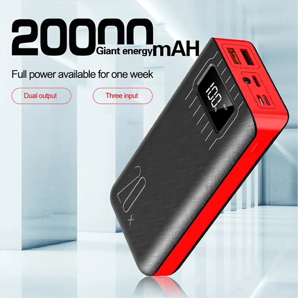 20000mAh Power Bank Flashlight