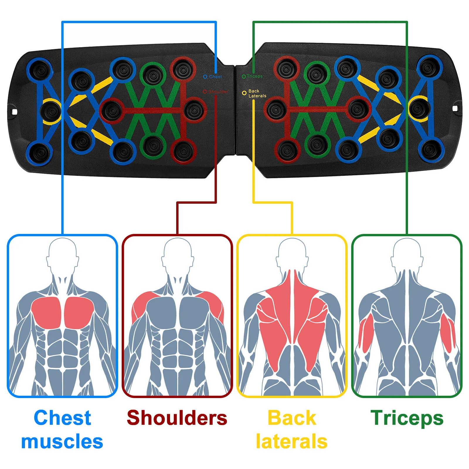 Push Up Rack Board 28 In 1