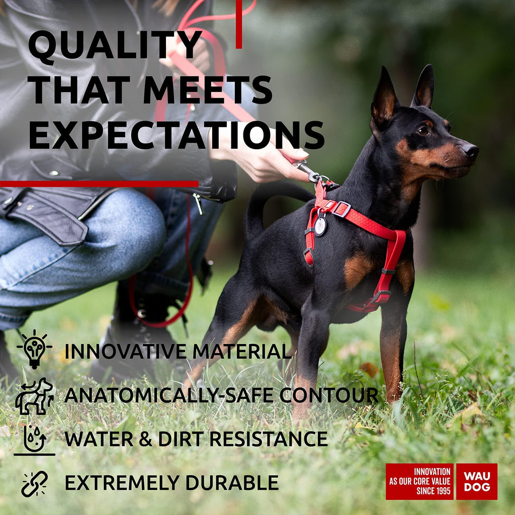 Waterproof Dog Harness Red