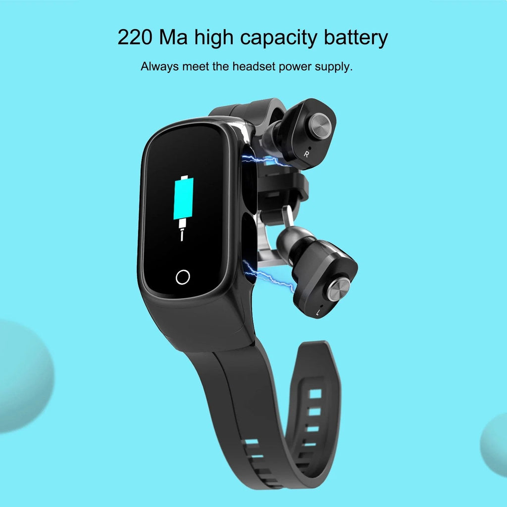 2-In-1 Smartwatch Earbuds Combo