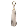 Leather Tassel Nude Gold