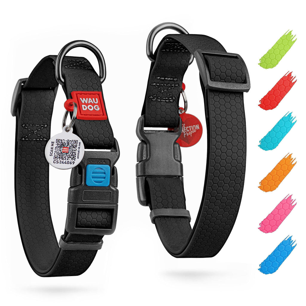 Waterproof Dog Collar Black