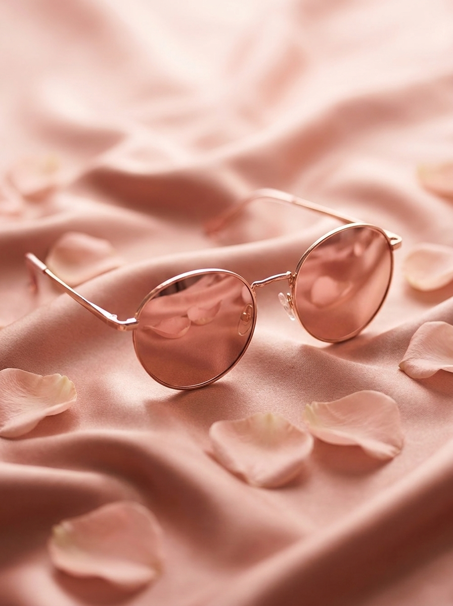 Fleur Retro Sunglasses — editorial
