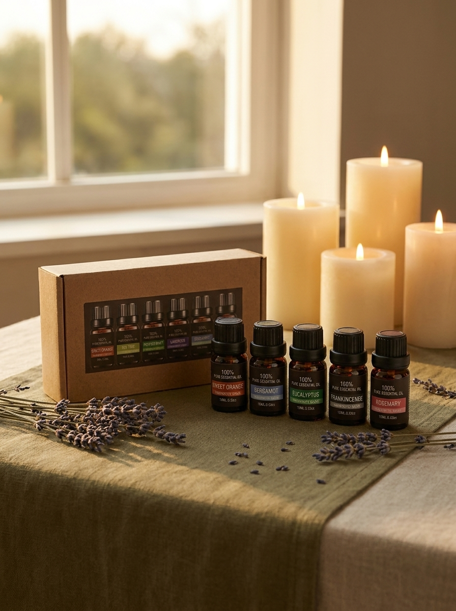 Fleur Aromatherapy Oils Set — editorial