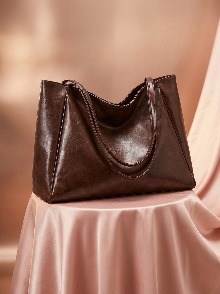 Fleur Vintage Shoulder Tote — editorial