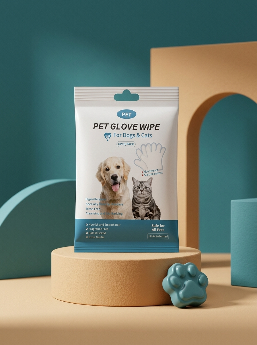 Pet Cleaning Gloves & Wipes — editorial