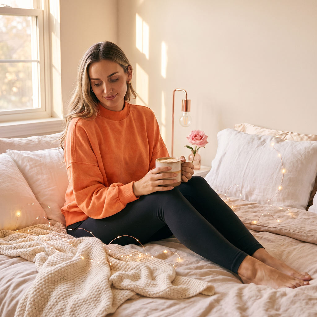 Fleur Dropped-Shoulder Crew Sweatshirt - Fleur